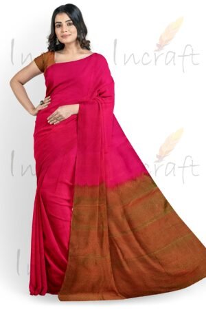 Plain Pure Silk Saree